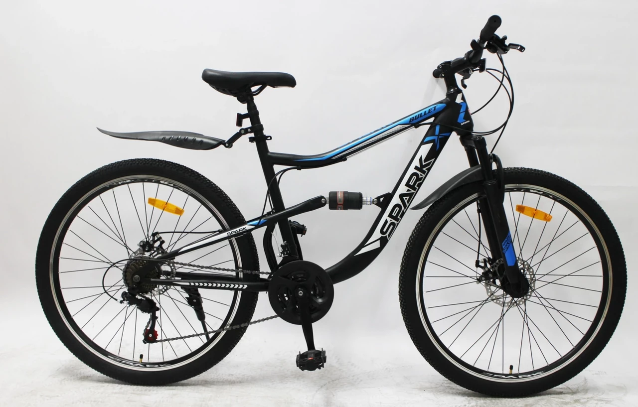 Велосипед SPARK BULLET 27,5" размер М 2021 Черно-синий